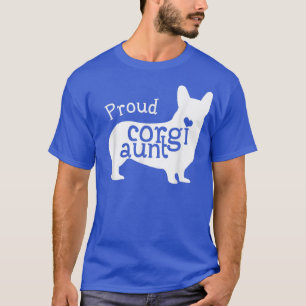 Proud Corgi Tante Funny Mütter Tag Hund Lover T-Shirt