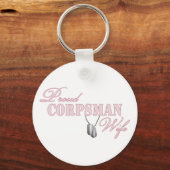 Proud Corpsman-Ehefrau Schlüsselanhänger (Vorderseite)