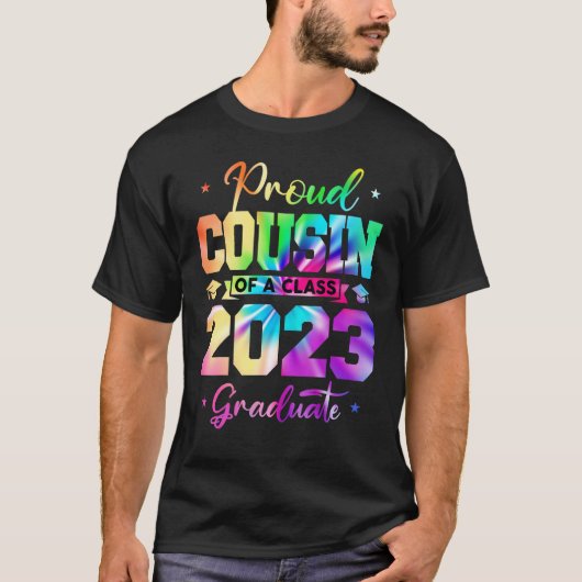 Proud Cousin of a 2023 Graduate Senior 23 Family T T-Shirt (Vorderseite)