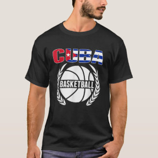 Proud Cuba Basketball Fans Jersey kubanische Flagg T-Shirt