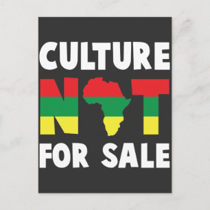 Proud Culture African American Roots Black History Postkarte