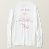 Proud & Curvy Body Positioning T-Shirt (Design Rückseite)