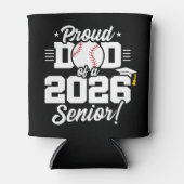 Proud Dad of a 2026 Senior Baseball Graduation Dosenkühler (Vorderseite)