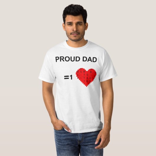 Proud Dad of a Brilliant Software Engineer T-Shirt (Vorne ganz)