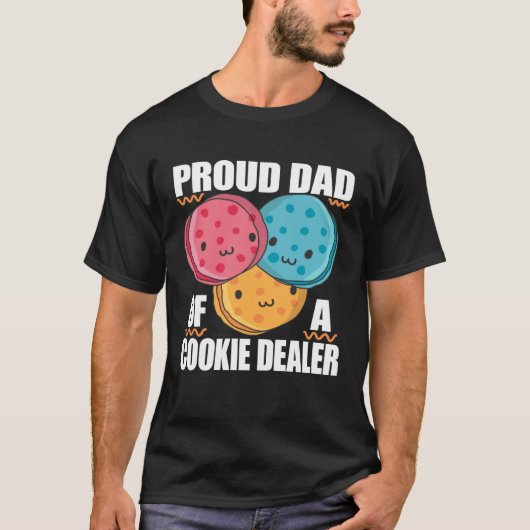 Proud Dad of a Cookie Dealer T-Shirt (Vorderseite)