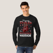 Proud Dad Of A Lymphatic Malformation Warrior Awar T-Shirt (Vorne ganz)