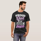 Proud Dad Of An Asexual Legend Cute Ace Proud Par T-Shirt (Vorne ganz)