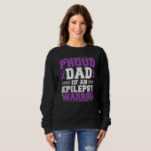 Proud Dad Of An Epilepsy Warrior Epilepsy Awarenes Sweatshirt (Vorne ganz)