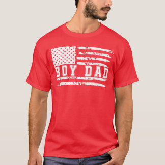 Proud Dad of Boy Father of Boys for Dad Xmas Fathe T-Shirt
