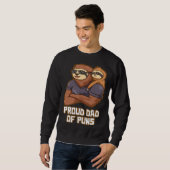 Proud Dad of Puns  Daddy Humor Father Dad Jokes Na Sweatshirt (Vorne ganz)