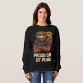 Proud Dad of Puns  Daddy Humor Father Dad Jokes Na Sweatshirt (Vorne ganz)