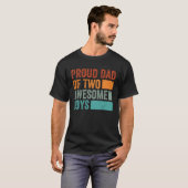 Proud Dad of Two Awesome Boys   Father s Day  13 T-Shirt (Vorne ganz)