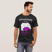Proud Daddy Bear Epilepsy Bewusstsein T-Shirt (Vorne ganz)