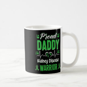 Proud Daddy Kidney Disease Warrior Awareness Ribbo Kaffeetasse