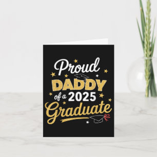 Proud Daddy von einem 2025 Graduate Vater Abschlus Karte