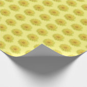 Proud Dandelion Blume - transparent. Geschenkpapier (Ecke)