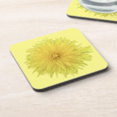 Proud Dandelion Blume - transparent. Getränkeuntersetzer (Linke Seite)
