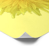 Proud Dandelion Blume - transparent. Poster (Ecke)