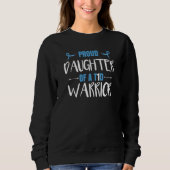 Proud Daughter Of A T1D Warrior Sweatshirt (Vorderseite)