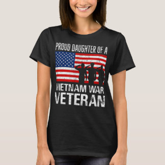 Proud Daughter Vietnam Krieg Veteran für Matching T-Shirt