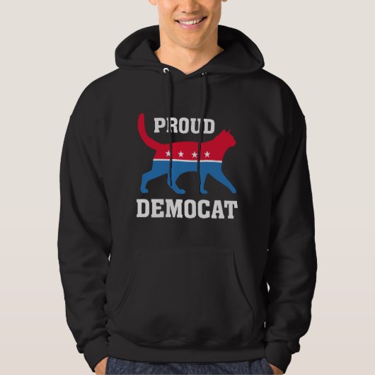 Proud Democrat Hoodie (Vorderseite)