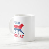Proud Democrat Kaffeetasse (Vorderseite Links)