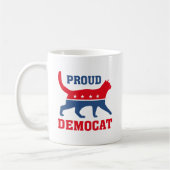 Proud Democrat Kaffeetasse (Links)