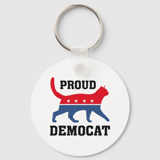 Proud Democrat Schlüsselanhänger (Vorderseite)