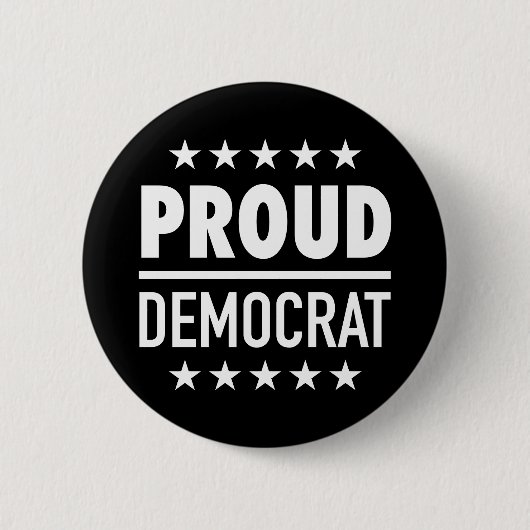 Proud-Demokrat Button (Vorderseite)