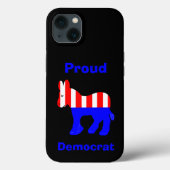 Proud-Demokrat Donkey Case-Mate iPhone Hülle (Rückseite)