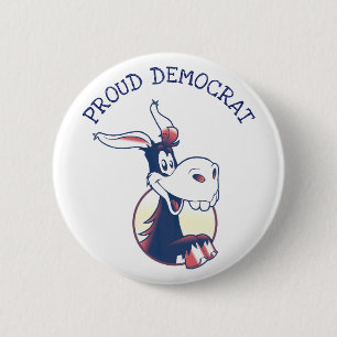 Proud-Demokrat Donkey - Politischer Funny Button