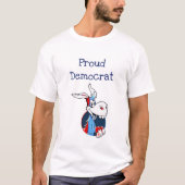 Proud-Demokrat Donkey politisches Shirt (Vorderseite)