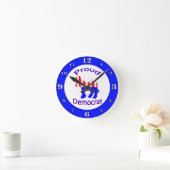 Proud-Demokrat nummeriert Runde Wanduhr (Zuhause)