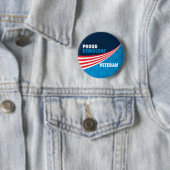 Proud-Demokrat Veteran Button (Beispiel)