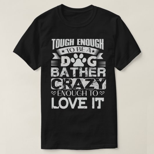 Proud Dog Bather Inspiration Zitate Funny Dog Gr T-Shirt (Design vorne)