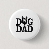 Proud Dog Dad Apparel & Accessories Button (Vorderseite)