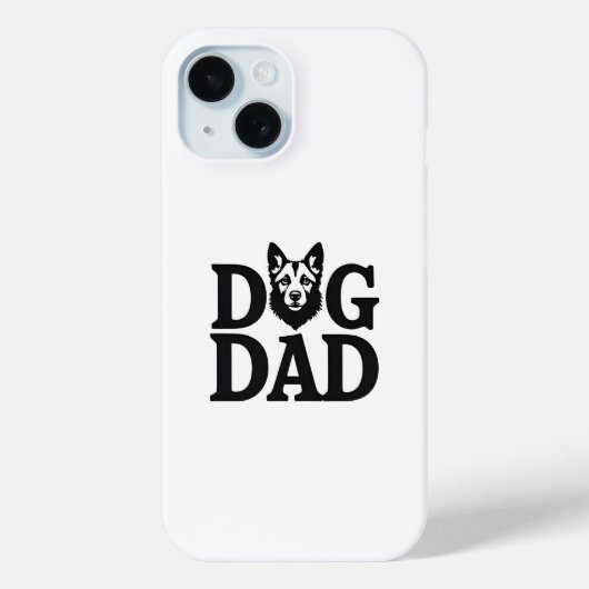 Proud Dog Dad Apparel & Accessories Case-Mate iPhone Hülle (Rückseite)