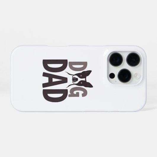Proud Dog Dad Apparel & Accessories iPhone Hülle (Rückseite (Horizontal))