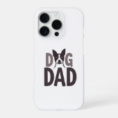 Proud Dog Dad Apparel & Accessories iPhone Hülle (Rückseite)