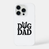 Proud Dog Dad Apparel & Accessories iPhone Hülle (Rückseite)