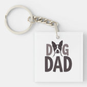 Proud Dog Dad Apparel & Accessories Schlüsselanhänger (Vorderseite)