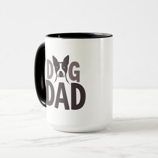 Proud Dog Dad Apparel & Accessories Tasse (Vorderseite Links)