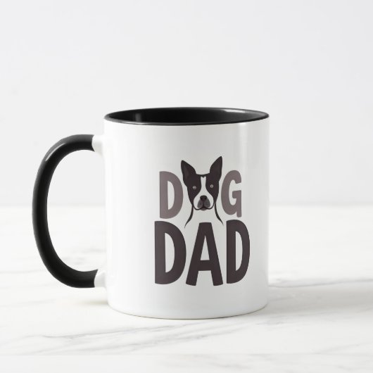 Proud Dog Dad Apparel & Accessories Tasse (Links)
