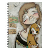 Proud Dog Mama - Notebook Notizblock (Vorderseite)
