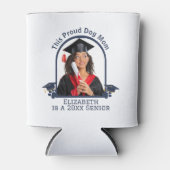 Proud Dog Mum ist ein Senior - Custom Abschluss Dosenkühler (Vorderseite)