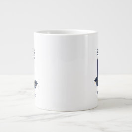 Proud Dog Mum ist ein Senior - Custom Abschluss Jumbo-Tasse