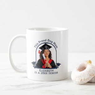 Proud Dog Mum ist ein Senior - Custom Abschluss Kaffeetasse
