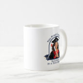 Proud Dog Mum ist ein Senior - Custom Abschluss Kaffeetasse (VorderseiteRechts)
