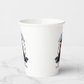 Proud Dog Mum ist ein Senior - Custom Abschluss Pappbecher (Links)