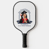 Proud Dog Mum ist ein Senior - Custom Abschluss Pickleball Schläger (Vorderseite)